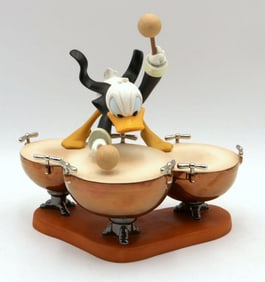 Walt Disney "Donald's Drum Beat" Symphony Hour Ceramic Figurine