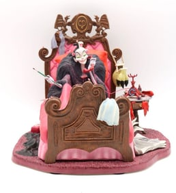 Walt Disney "It's That De Vil Woman" 101 Dalmatians Ceramic Figurine