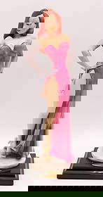 Giuseppe Armani "Jessica Rabbit" Ceramic Disney Figurine: Giuseppe Armani, Jessica Rabbit, for Disney by Florence Ceramic Figurine, with Certificate of Authenticity and Original Box Approx. 7 x 16 x 8 in. (overall); figurine 12 x 5 x 5 in. An elegant ceramic