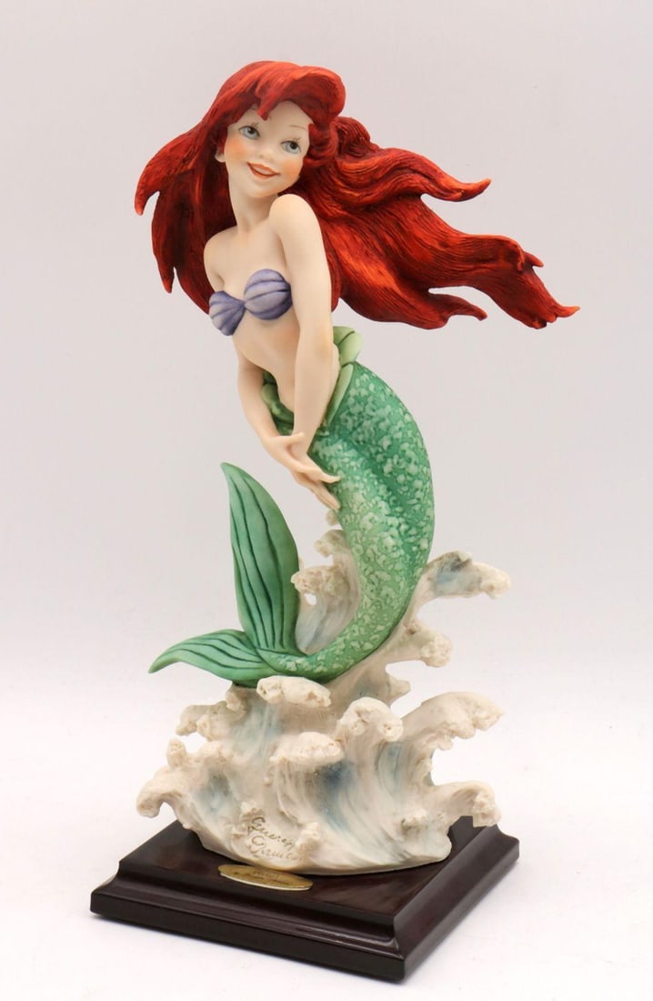 Giuseppe Armani "Ariel" Disney's Little Mermaid Ceramic Figurine (1 of 4)