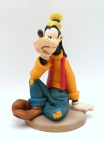 Conrad Moroder Woodcarved "Goofy" Sculpture
