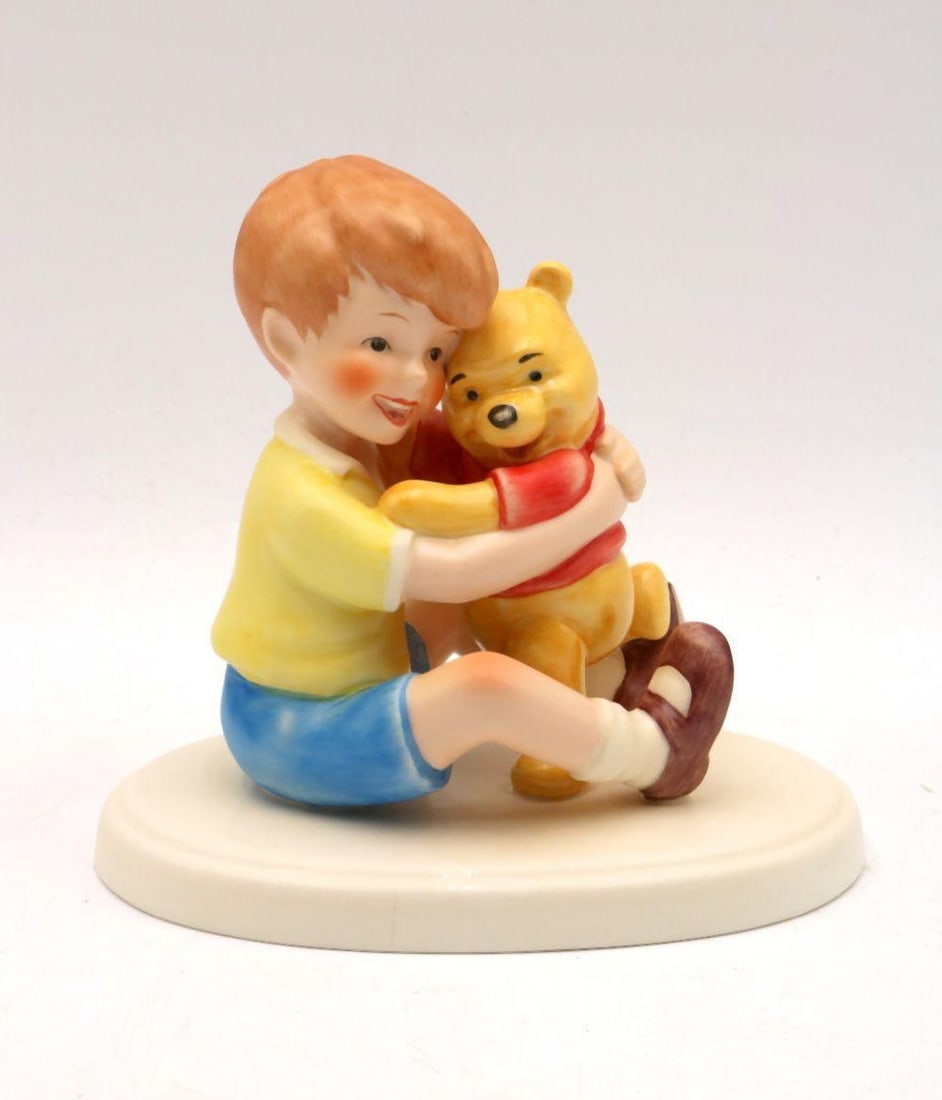 Goebel "Friends Forever" Ltd. Edition Ceramic Figurine: Goebel, Friends Forever, Limited Edition Ceramic Figurine, with Certificate of Authenticity and Original Box Approx. 5 x 8 x 8 in. (overall); figurine 6 x 6 x 3 ½ in. A finely modeled limited edi