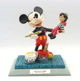 Disneyana Mickey Mouse "A Smile Means Friendship" Resin Figurine