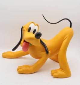 Large Walt Disney Pluto Resin Sculpture