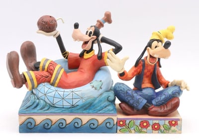 Pair of Walt Disney Traditions Goofy Figurines