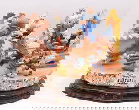 Capodimonte "Fantasia" 50th Anniversary Porcelain Scene: Capodimonte “Fantasia” 50th Anniversary Porcelain Scene Maker: Capodimonte Date: Circa 1990 Edition: Number 72 of 2,500 Dimensions:<