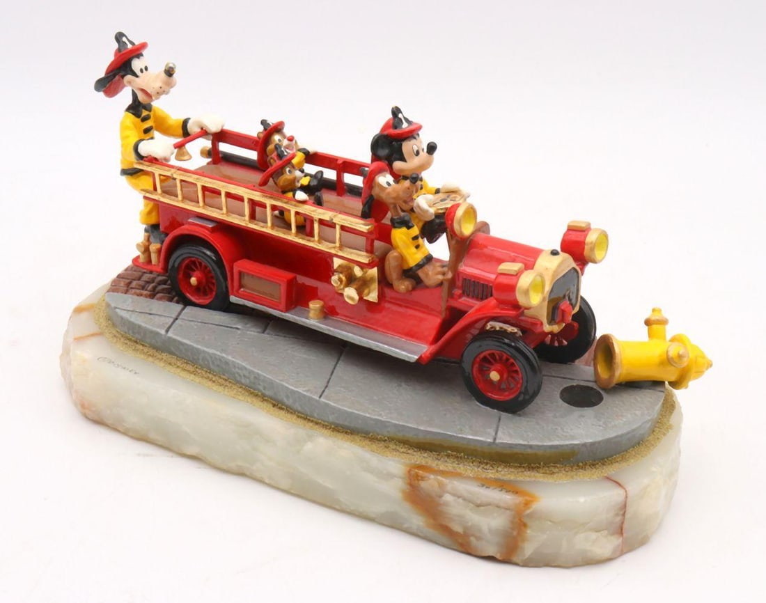 Ron Lee "Engine Number One" Metal Figurine: Ron Lee “Engine Number One” Metal Figurine Artist: Ron Lee (American, 1947–2017) Date: Late 20th Century Edition: Number 36 of 500