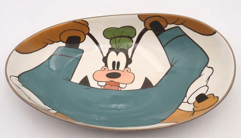 Vintage Disney Gallery Goofy Charger Plate