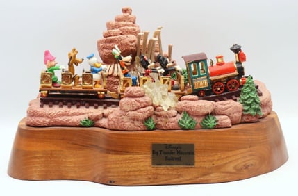 Disney "Big Thunder Railroad" Ceramic & Resin Polychrome Group