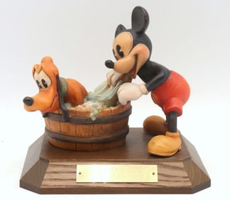Anri for Disney "The Mad Dog" Wood Carved Figurine