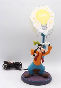 Vintage Disney Goofy Lamp Resin Figurine