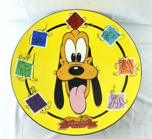 Elisabete Gomez Pluto "70th Anniversary" Ceramic Charger Plate