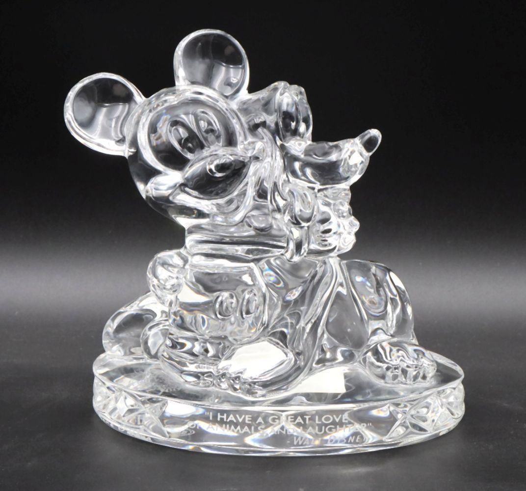 Waterford for Disney "Mickey's Best Friend" Crystal Figurine (1 of 5)