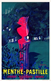 Leonetto Cappiello (Italian, 1875–1942) "Menthe-Pastille" Poster