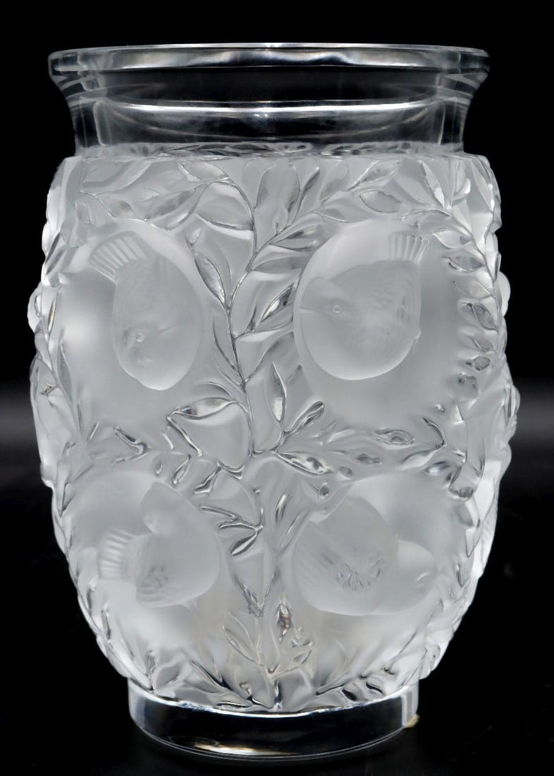 Lalique "Bagatelle" Crystal Vase (1 of 7)