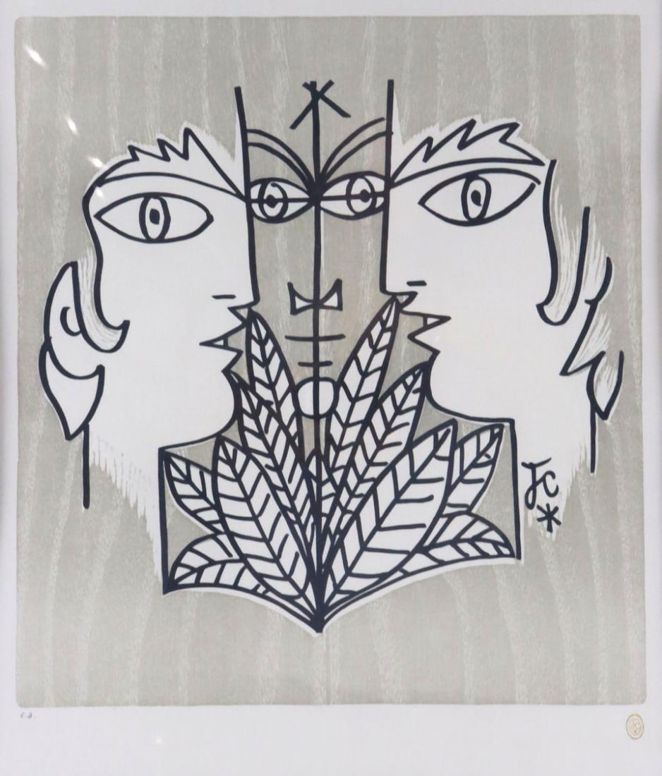 Jean Cocteau "La Famille du Pecheur" Lithograph (1 of 7)