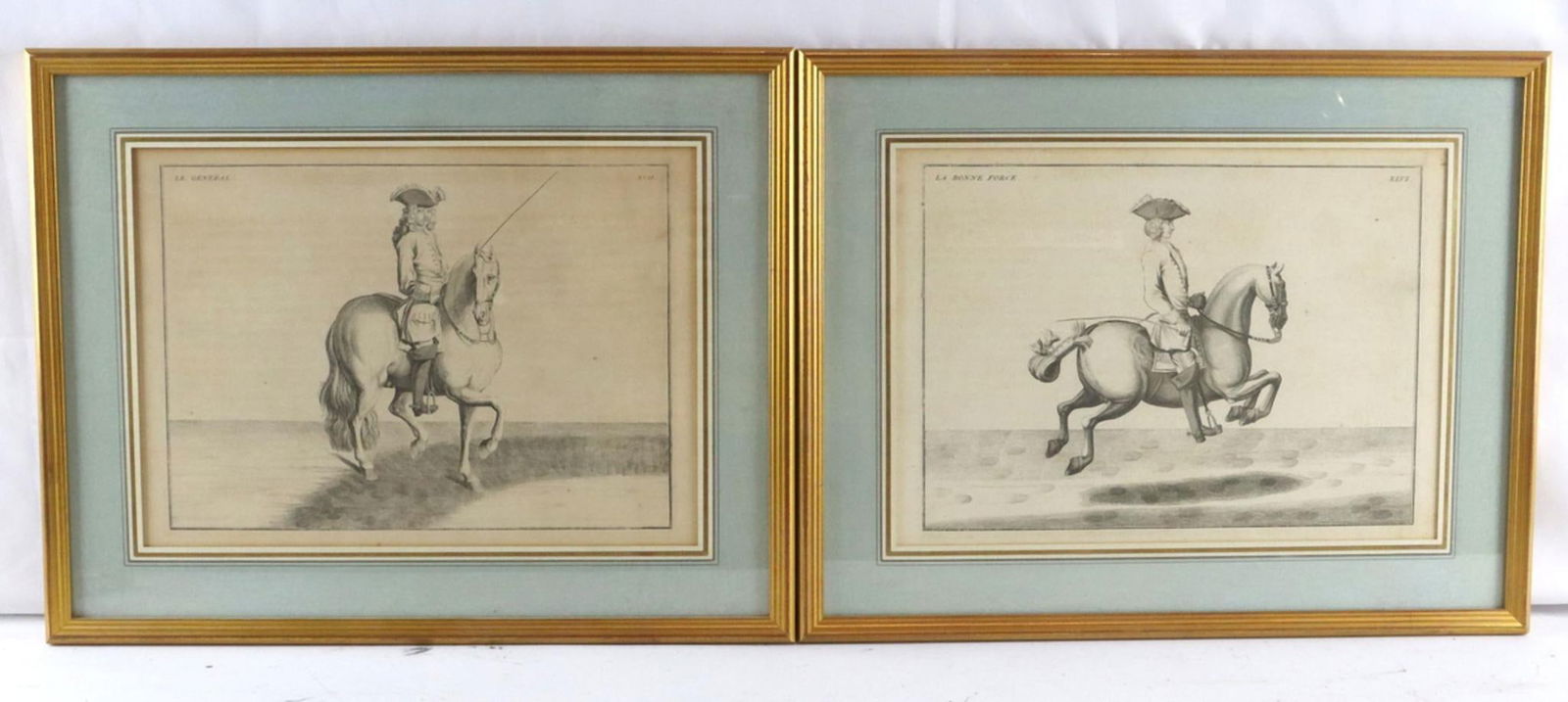 Lot of 18th C. Bernard Picart "L’Art de Monter à Cheval" Engravings (1 of 8)