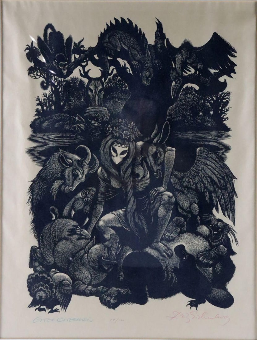 Fritz Eichenberg "Circe Cirensis" Lithograph (1 of 9)