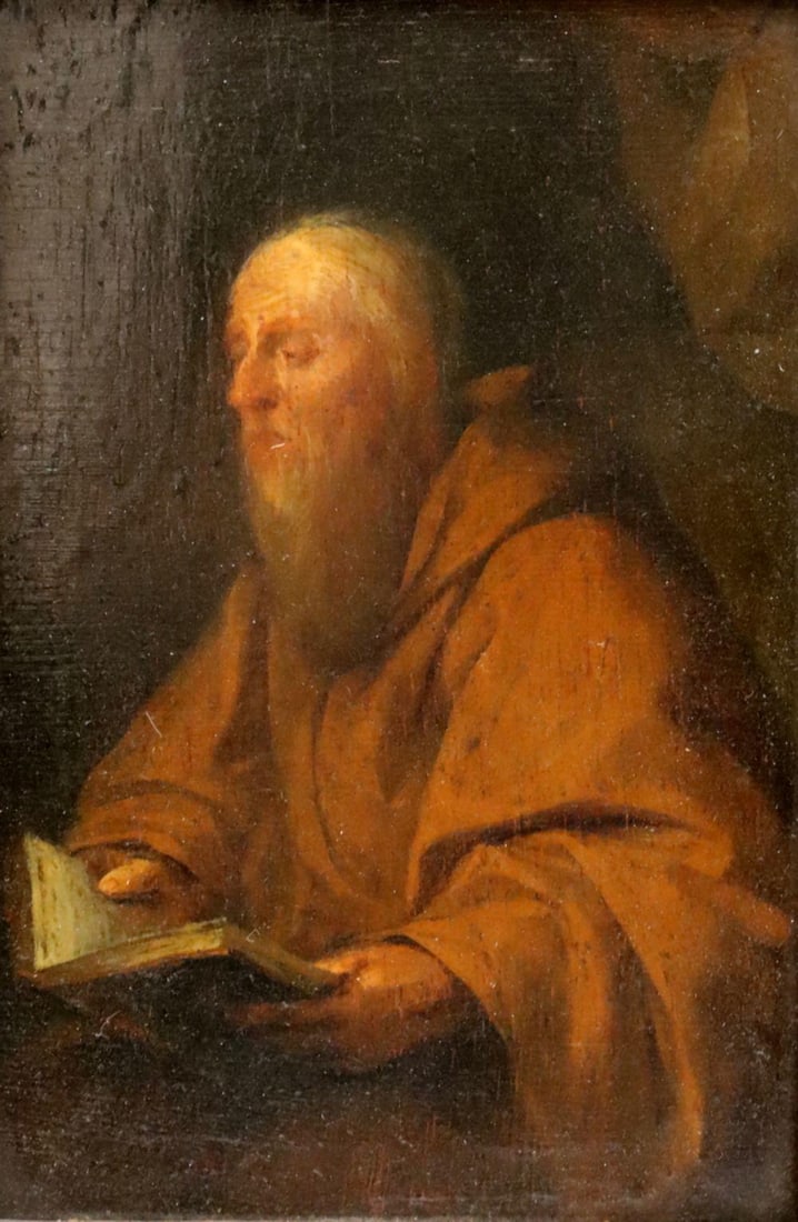 17th C. Attr. Jan Adriaensz Van Staveren "Untitled" Oil Painting on Board (1 of 4)