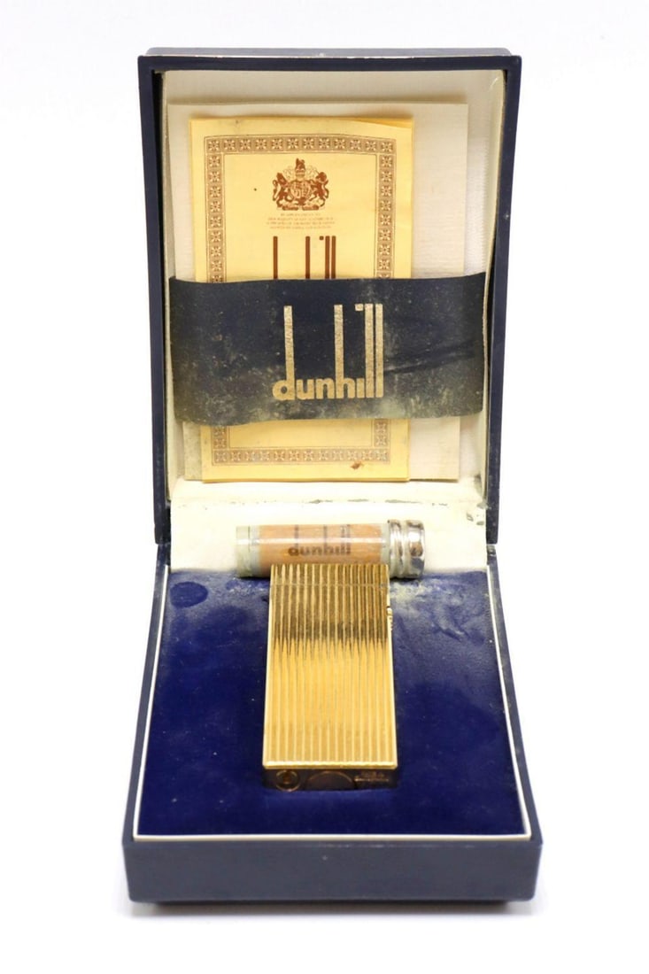 Vintage Alfred Dunhill Gold-Tone Rollagas Lighter (1 of 5)