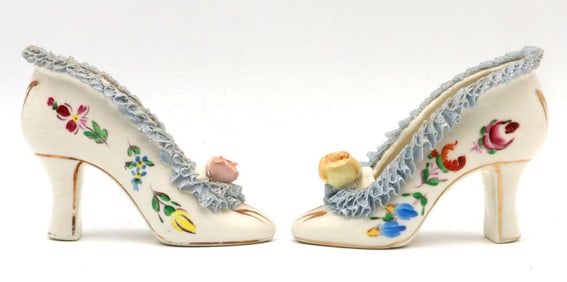 Dresden Porcelain High Heel Porcelain Figurines