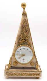Late 18th C. French  Louis XVI Style Obelisk Mantel Clock