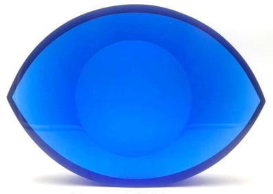 Petr Hora (Czech, b. 1949) "Blue Eye" Glass Sculpture