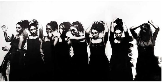 Afshin Pirhashemi (Iranian, b. 1974) "Marriage" Triptych