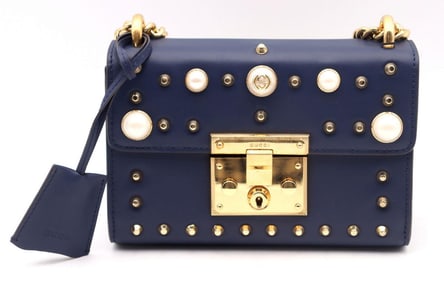 Gucci Faux Pearl Padlock Shoulderbag