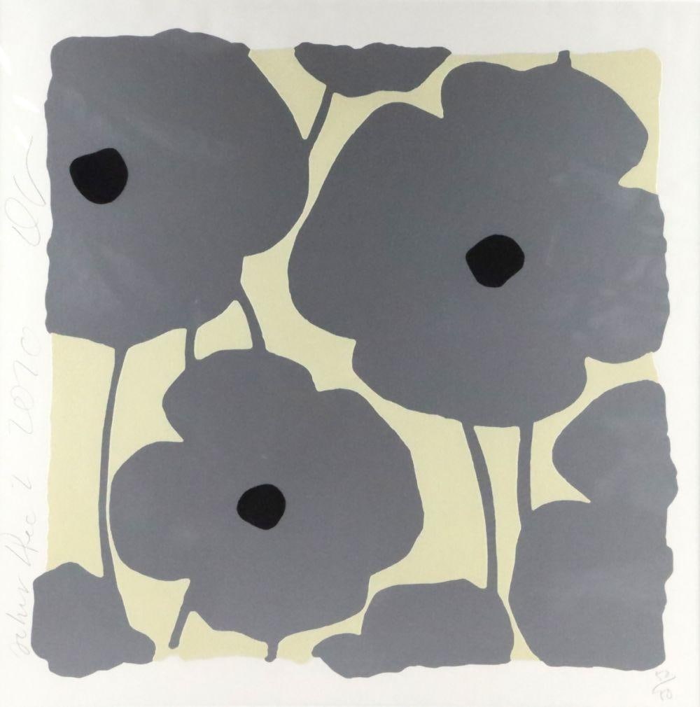 Donald Sultan (American, b. 1951) “Silvers” Silkscreen (1 of 5)