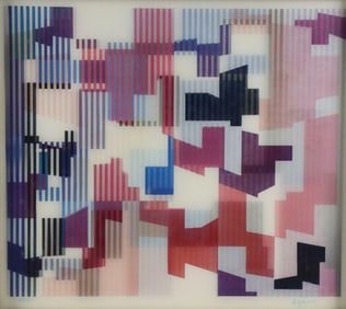Yaacov Agam (Israeli, b. 1928) "Trois Movement #1" Agamograph