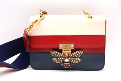 Gucci Calfskin "Queen Margaret" Shoulder Bag