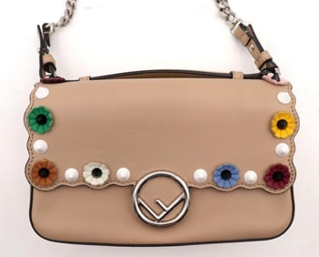 Fendi Double Micro Baguette "Flowerland" Shoulderbag