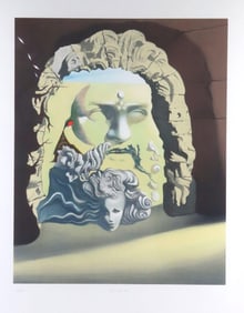 Salvador Dali (Spanish, 1904-1989) "Seventy-Four" Lithograph