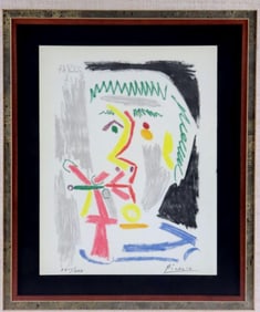 Pablo Picasso "Femeur a la Cigarette Verte" Lithograph