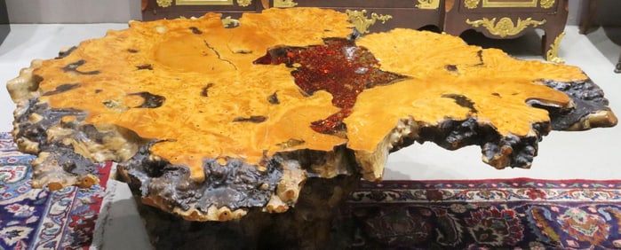 Burlwood Co. "Star Dust" Free-Form Coffee Table