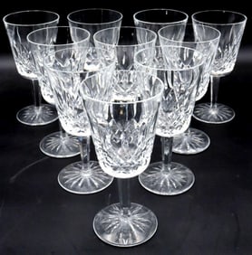 10 Pc. Waterford Glass Set