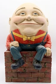 Toscano "Humpty Dumpty" Stone & Resin Sculpture