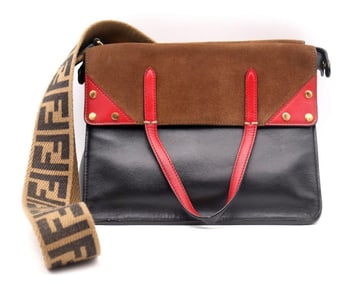 Fendi "Grace Flip" Tricolor Tote Bag