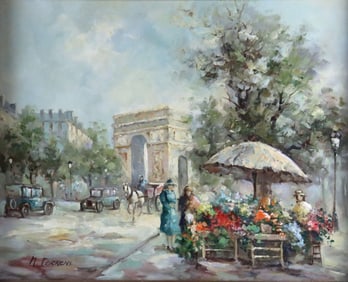 Monserrat Torrens (Spanish, b. 1933) Oil Painting on Canvas