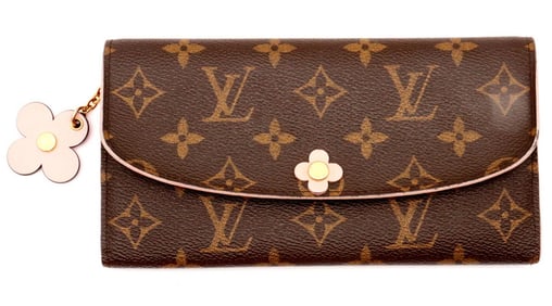 Louis Vuitton Monogram Bloom Flower Emilie Wallet