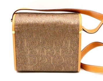 Vintage Gucci Brown Leather Crossbody Bag