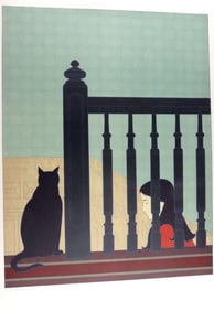 Will Barnet "The Bannister" Signed Lithograph