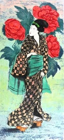 Mikulas Kravjansky Aquatint on Textured Woven Paper