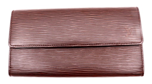 Louis Vuitton Brown Epi Leather Long Wallet