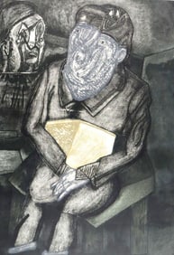 Jose Cuevas "La Caja China I" Unframed Etching & Aquatint on Paper