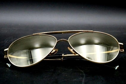 Tiffany & Co. Pale-Gold Aviator Sunglasses
