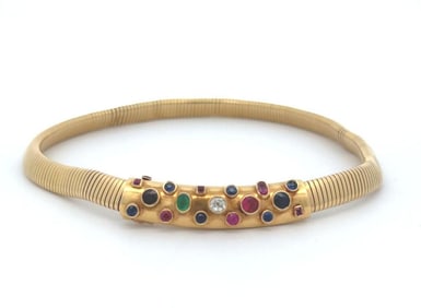Van Cleef & Arpels 18Kt & Gemstone Choker