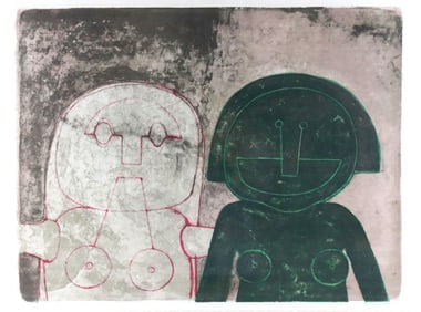 Rufino Tamayo (Mexican, 1899–1991) "Two Females" Lithograph