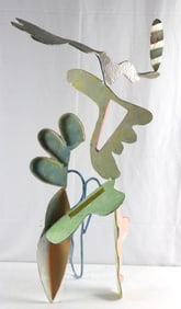 Peter Reginato (American, b. 1945) Abstract Painted Steel Sculpture